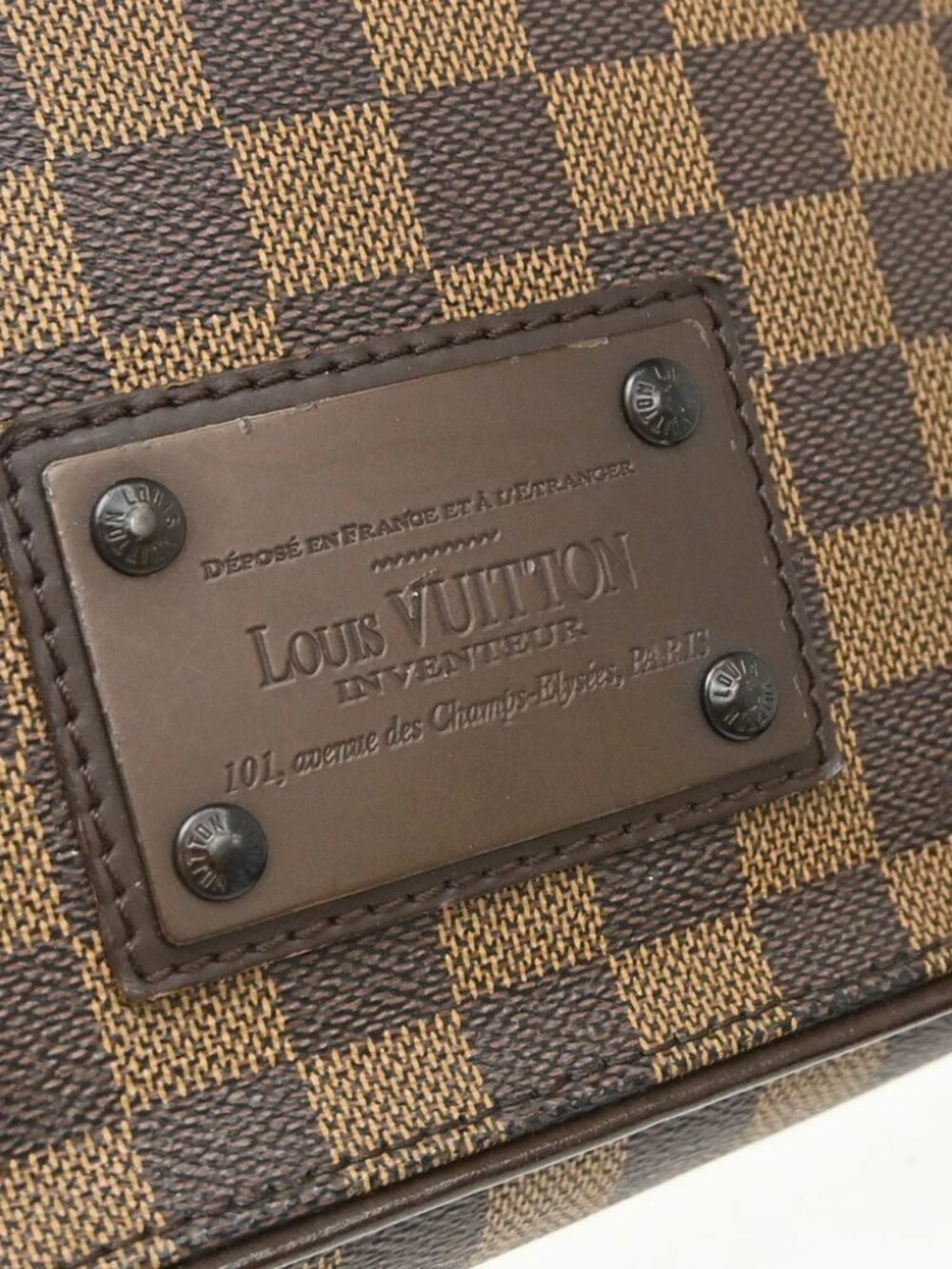 LOUIS VUITTON DAMIER BROOKLYN MM SHOULDER BAG - Picture 9 of 14